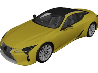 Lexus LC 500 (2017) 3D Model