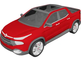 Fiat Toro 3D Model