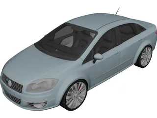 Fiat Linea (2007) 3D Model
