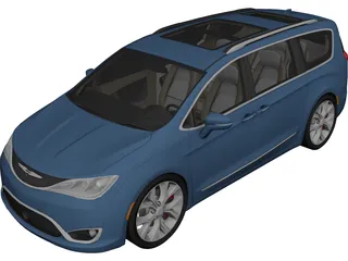 Chrysler Pacifica (2017) 3D Model 3D Preview
