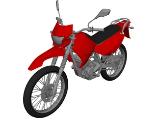 Yamaha XTZ 125 3D Model