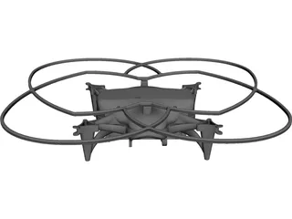 Quadrocopter Body CAD 3D Model