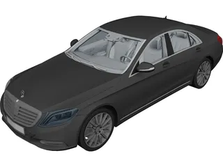 Mercedes-Benz S500 3D Model