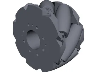 Mecanum Wheels CAD 3D Model