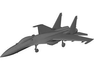 Sukhoi Su-37 Flanker 3D Model