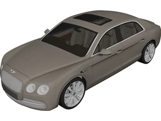 Bentley Continental Flying Spur (2014) 3D Model