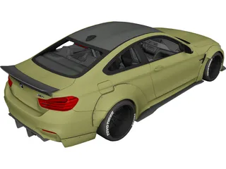 BMW M4 LB Performance 3D Model