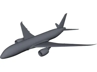 Boeing 787 CAD 3D Model
