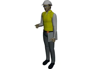 Man CAD 3D Model