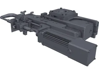 C-Spot Weld Gun CAD 3D Model