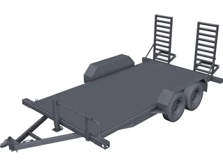 Trailer CAD 3D Model