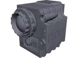 RED Epic Video Camera CAD 3D Model