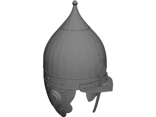 Russian Knight Helmet 3D Model