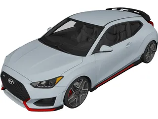 Hyundai Veloster (2019) 3D Model