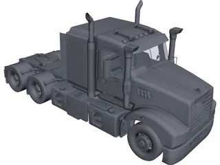 Mack Superliner CAD 3D Model
