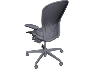 modelo 3d silla de oficina herman miller aeron - TurboSquid 856277