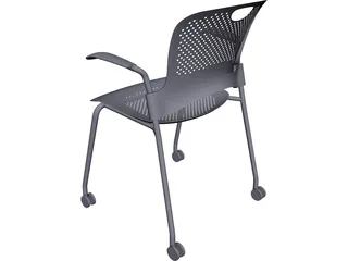 Herman Miller Caper Chair CAD 3D Model
