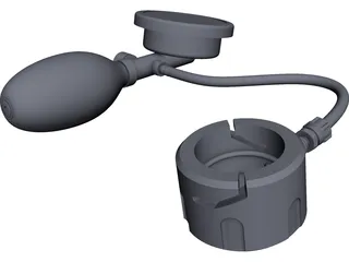 Sphygmomanometer Leak Test CAD 3D Model