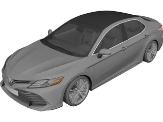 Toyota Camry Hybrid (2018) 3D Model