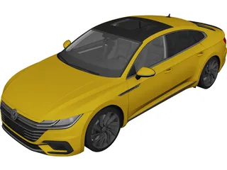 Volkswagen Arteon R-Line (2018) 3D Model