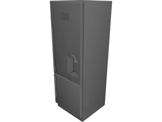 Refrigerator CAD 3D Model