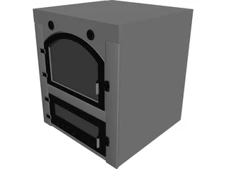 Wood Oven 3D Model