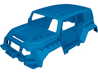 Toyota FJ Cruiser Body CAD 3D Model