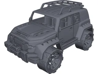 Toyota FJ Cruiser Toy 3D Model