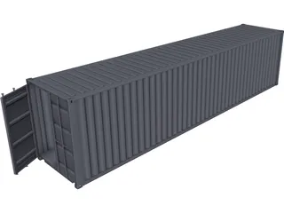 Container 40ft 3D Model