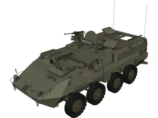 Stryker APC 3D Model