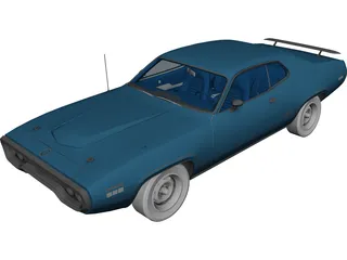 Plymouth GTX (1967) 3D Model