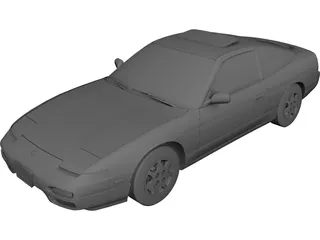 Nissan 240SX SE Fastback S13 (1991) 3D Model