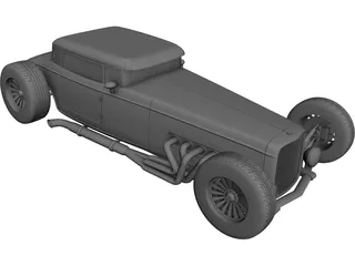 Rat Rod 3D Model