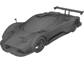 Pagani Zonda R 3D Model