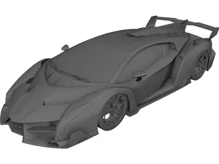 Lamborghini Veneno 3D Model