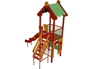 Park Slides 3D Model