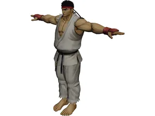 Ryu 3D Model