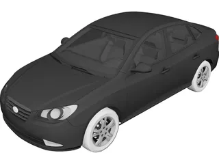 Hyundai Accent (2011) 3D Model