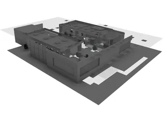 Bank 3D Model