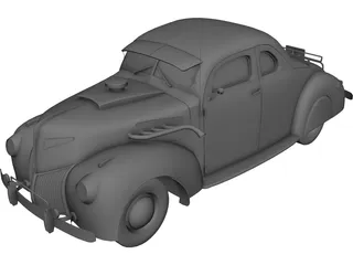 Ford Coupe (1939) 3D Model