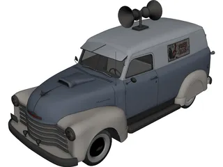 Chevrolet Panel Van (1951) 3D Model