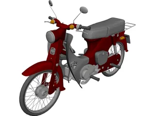 Moped 3D Model
