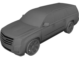 Cadillac Escalade (2017) 3D Model