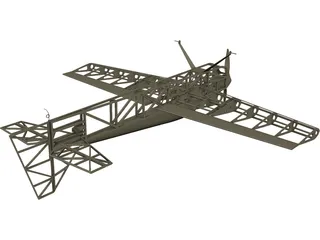 RC Plane CAD 3D Model