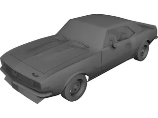 Chevrolet Camaro Z28 (1967) 3D Model 3D Preview