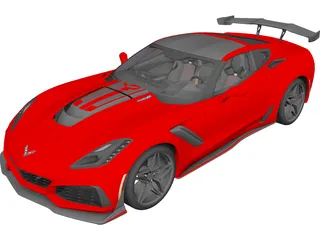 Chevrolet Corvette ZR-1 (2019) 3D Model