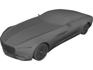 Mercedes-Maybach Vision 6 Cabriolet 3D Model
