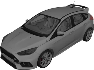 Ford Focus (2016) 3D Model