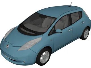 Nissan Leaf (2015) 3D Model