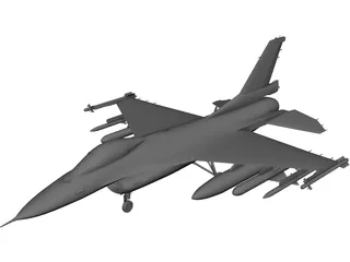 Mitsubishi F-2 Viper Zero 3D Model